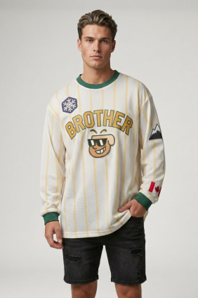 Erkek Jersey Oversize
